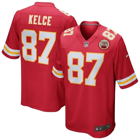 Nike Other - Men's Nike Travis Kelce Red Kansas City Chiefs Game Jersey